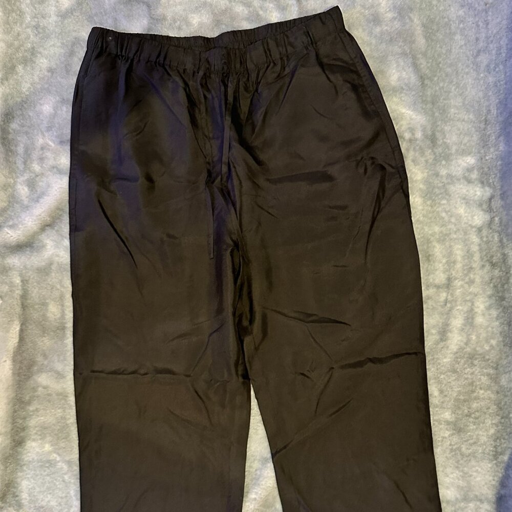Thakoon Black Silk Pants - Size Medium